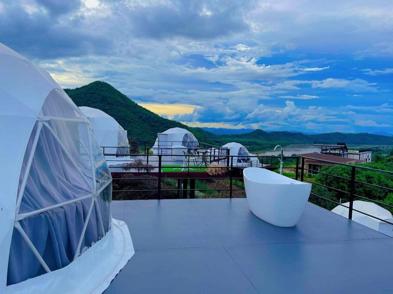 สกายเบย์ เชียงคาน Hotell Pha Baen Eksteriør bilde
